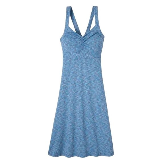 Prana Dresses & Skirts - Prana Amaya Blue Space Dye Dress Sporty Casual Summer Sleeveless SZ Small